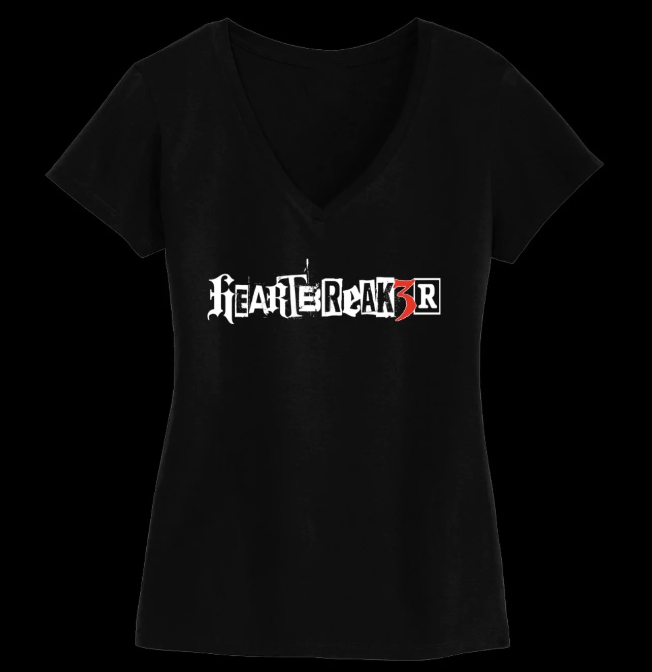 HEARTBREAK3R WOMENS T-SHIRT — PUNKSTARS ONLY